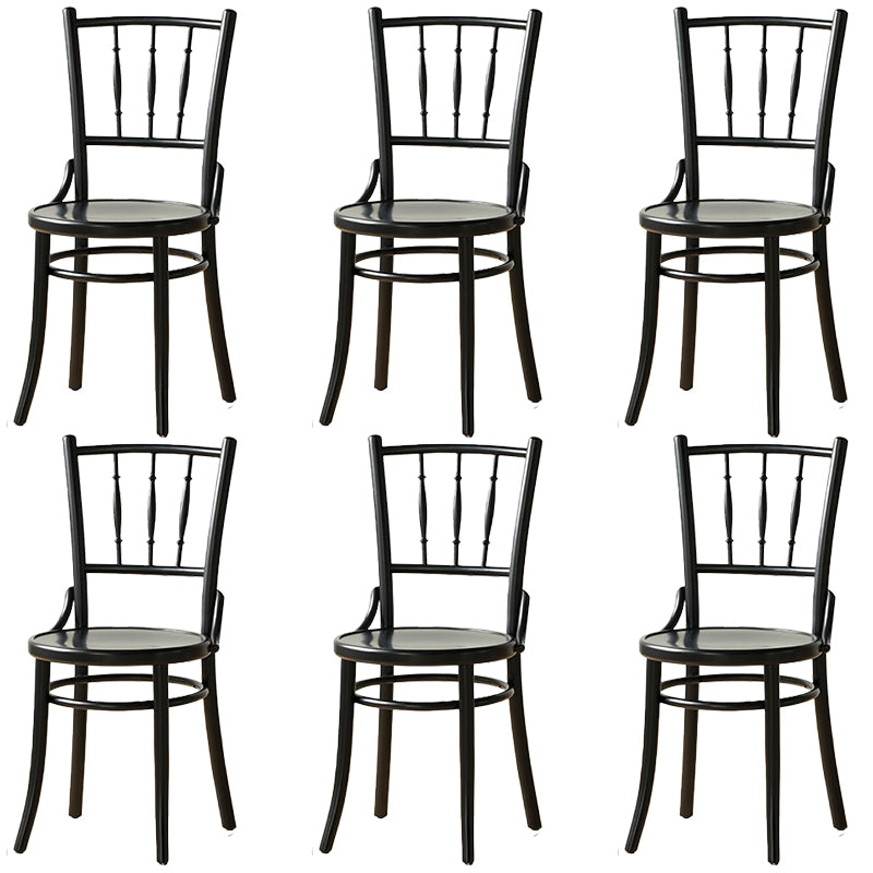Industrial Style Side Chair Wooden Indoor Dining Chair for Living Room