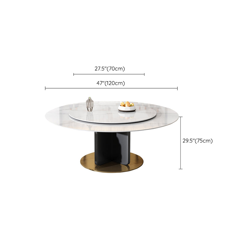 Contemporary 1/4/8/11 Pieces Furniture Round Stone Dining Set for Home