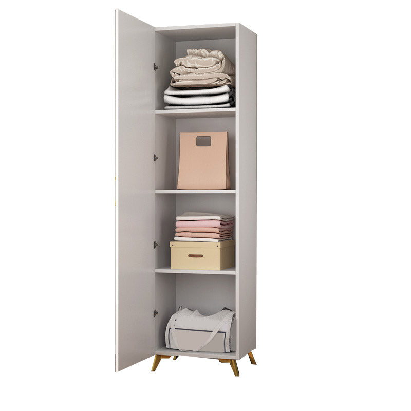Modern Wardrobe Armoire Solid Wood Wardrobe Cabinet with Door