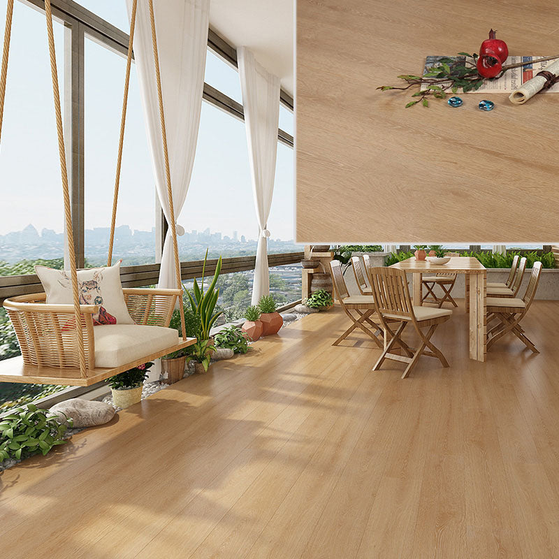 Laminate Pine Wood Click Lock Rectangular Textured Scratch Resistant Indoor Laminate Floor