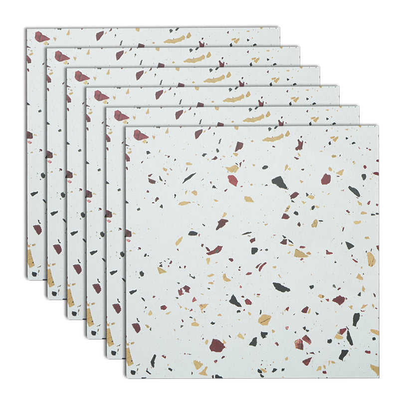 Square Laminate Floor Waterproof Click Lock Marble Pattern Modern Laminate Flooring