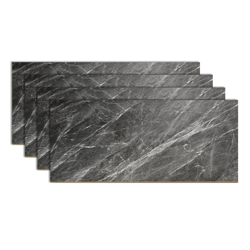 Rectangular Laminate Floor Wooden Marble Print Click Lock Scratch Resistant Laminate Floor