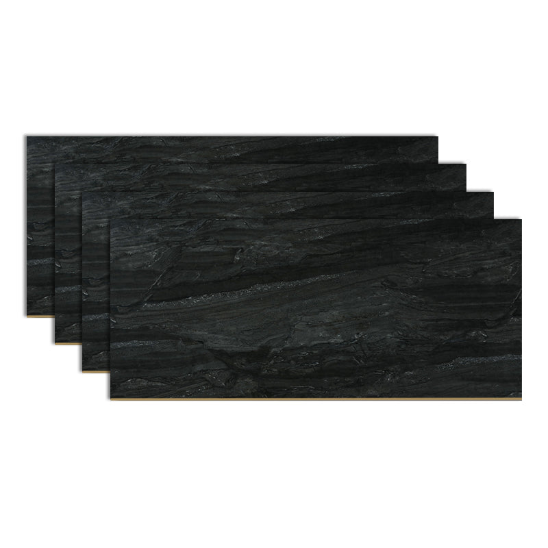 Rectangular Laminate Floor Wooden Marble Print Click Lock Scratch Resistant Laminate Floor