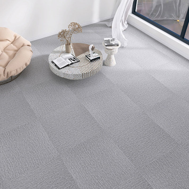 Square PVC Flooring Low Gloss Peel and Stick Waterproof Vinyl Flooring for Living Room