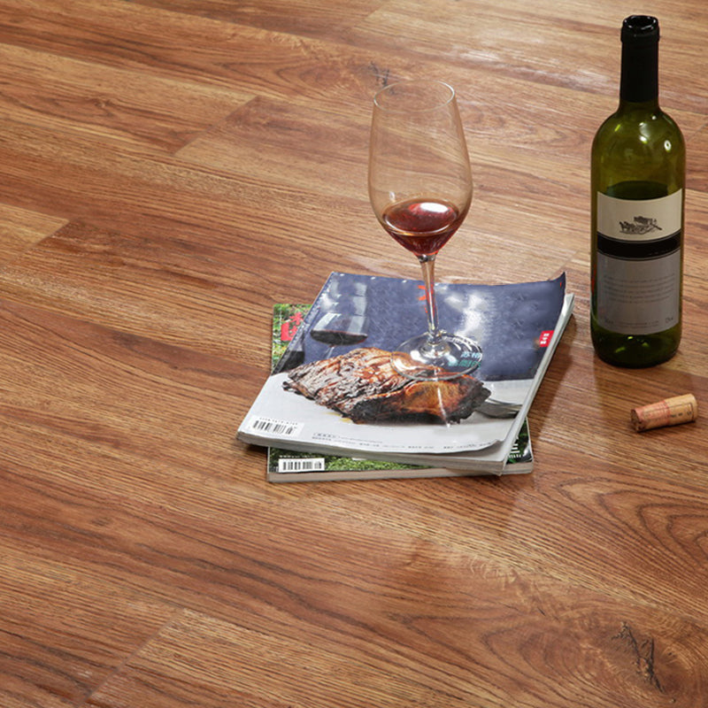 PVC Flooring Peel and Stick Smooth Wood Look Rectangle Vinyl Flooring