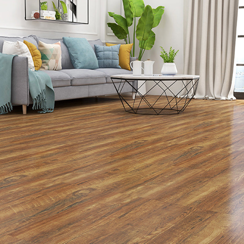 PVC Flooring Peel and Stick Smooth Wood Look Rectangle Vinyl Flooring