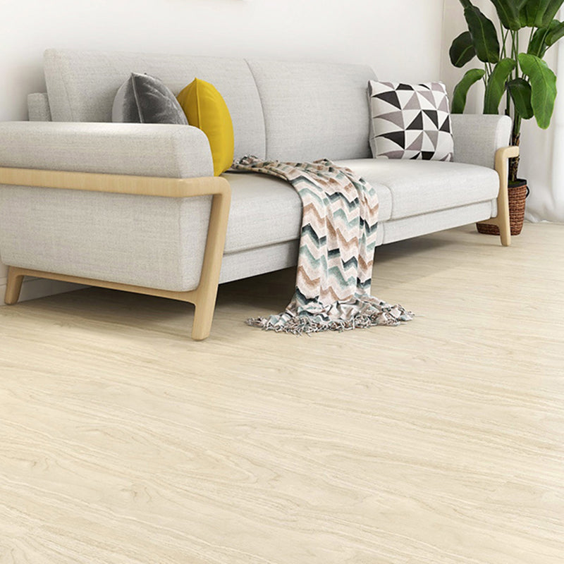 PVC Flooring Peel and Stick Smooth Wood Look Rectangle Vinyl Flooring