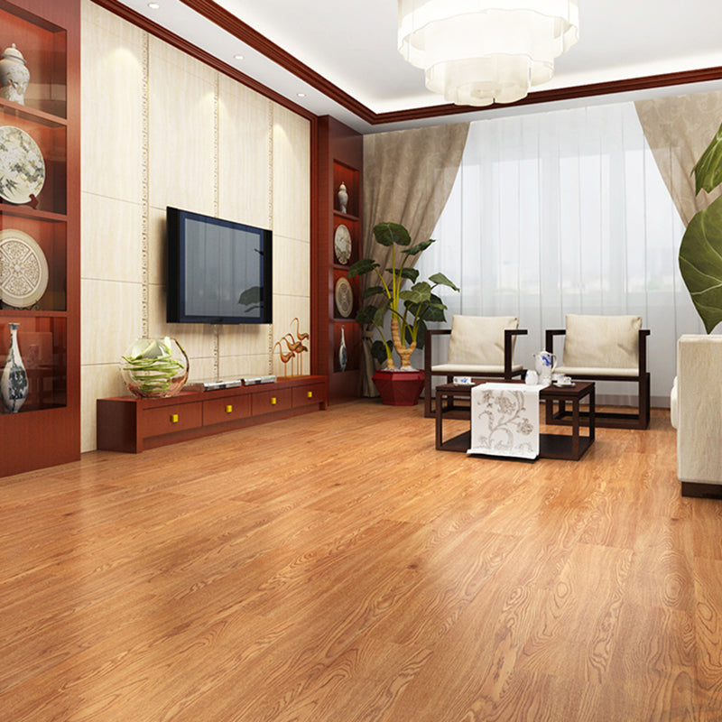 PVC Flooring Peel and Stick Smooth Wood Look Rectangle Vinyl Flooring