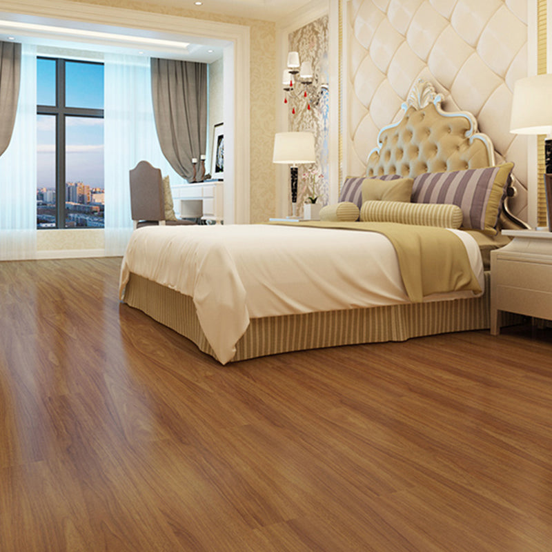 PVC Flooring Peel and Stick Smooth Wood Look Rectangle Vinyl Flooring
