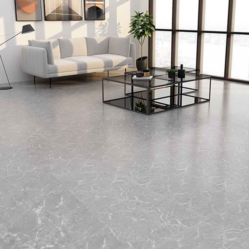Peel and Stick PVC Flooring Low Gloss Imitation Marble Waterproof Square Vinyl Flooring