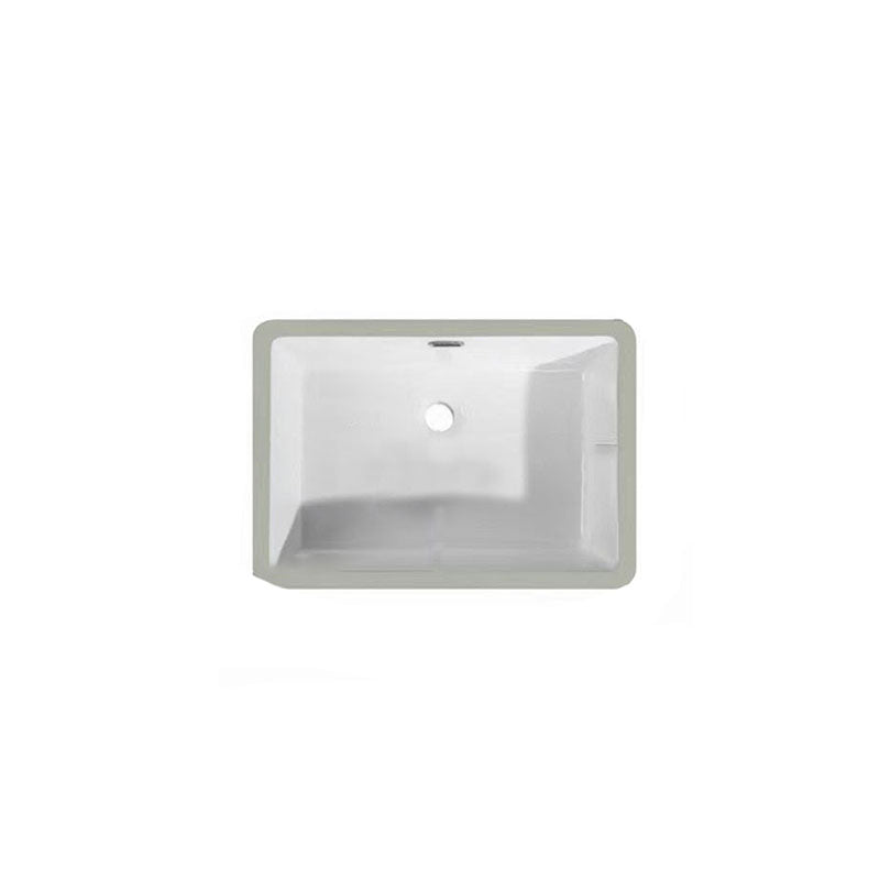Rectangular Bathroom Sink Porcelain Modern Bathroom Sink(Not Included Faucets)