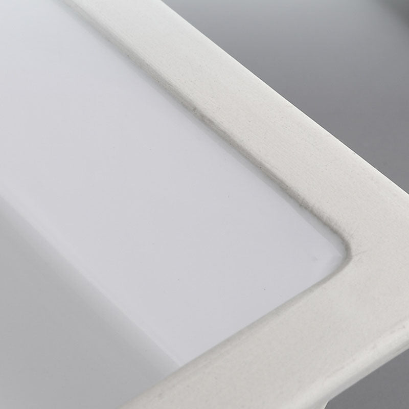 Rectangular Bathroom Sink Porcelain Modern Bathroom Sink(Not Included Faucets)