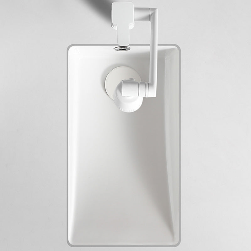 Traditional Undermount Bathroom Sink Rectangular with Faucet Basin Sink