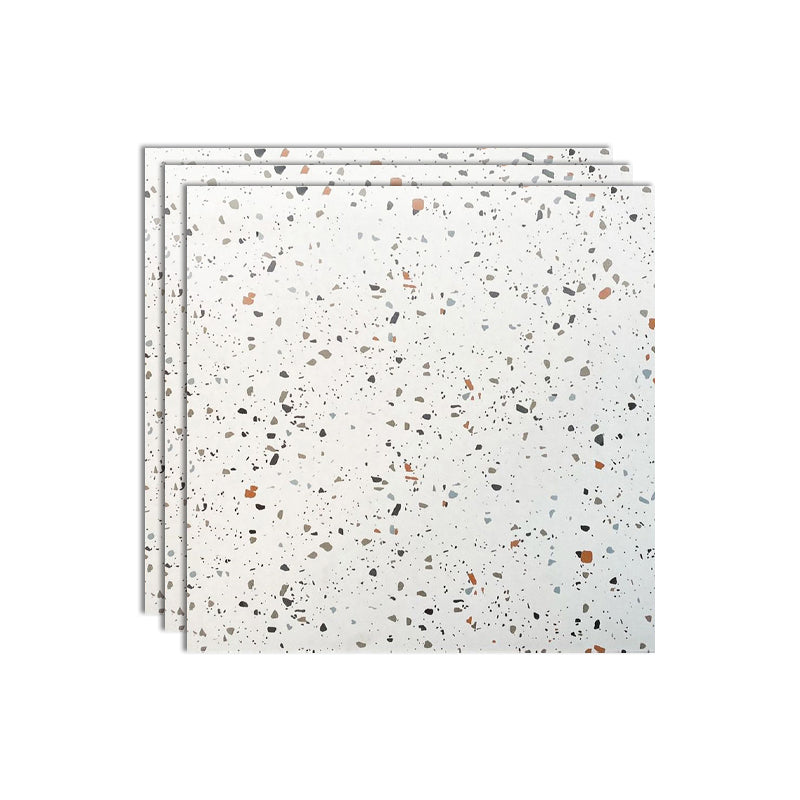 Engineered Stone Singular Tile Square Gray Tile for Living Room