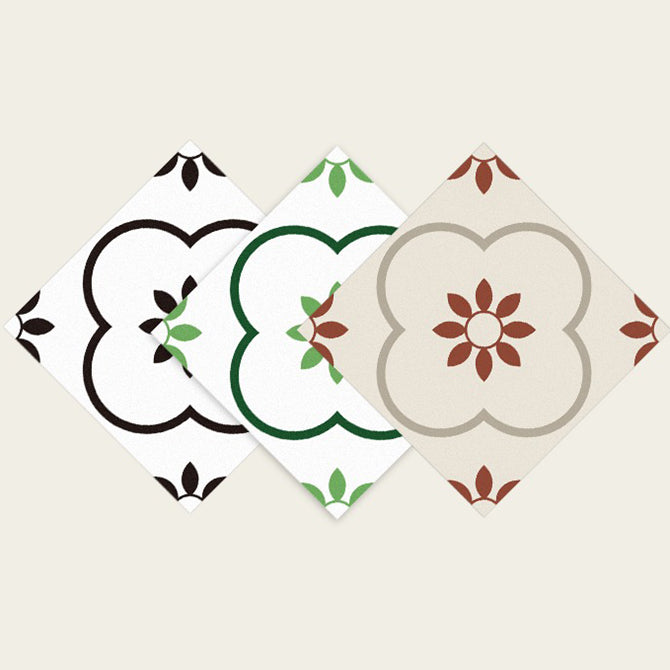 Square Peel and Stick Backsplash Plastic Single Tile Wallpaper with Slip Resistant