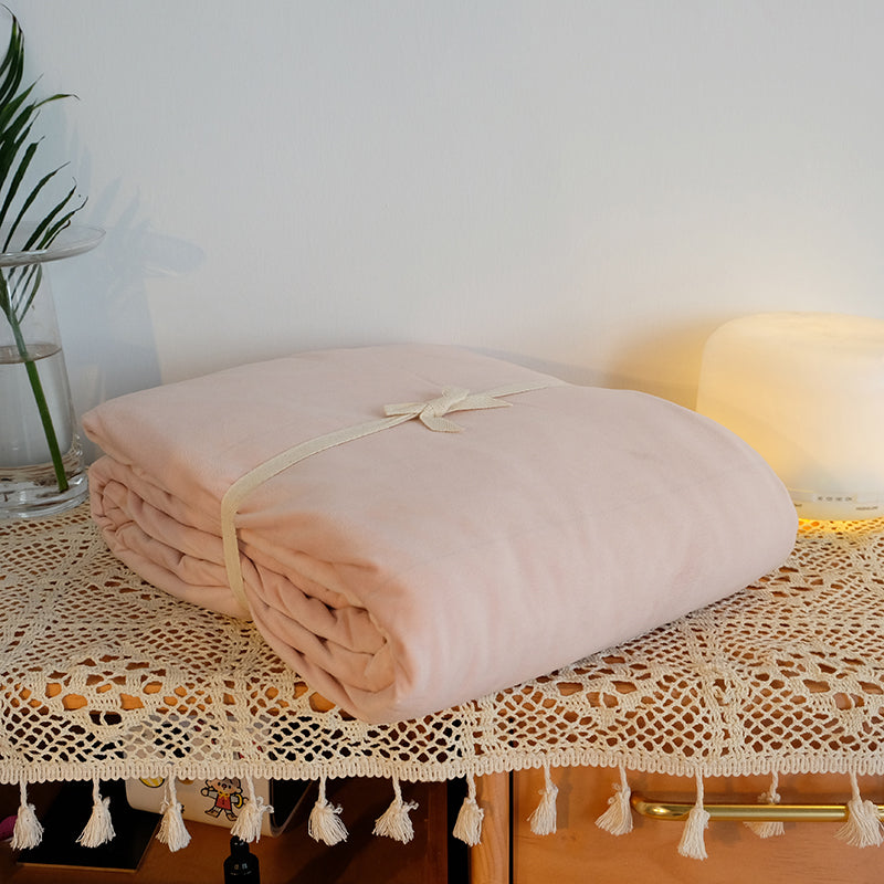 Solid Color Bed Sheet Set Polyester Soft & Smooth Bed Sheet Set