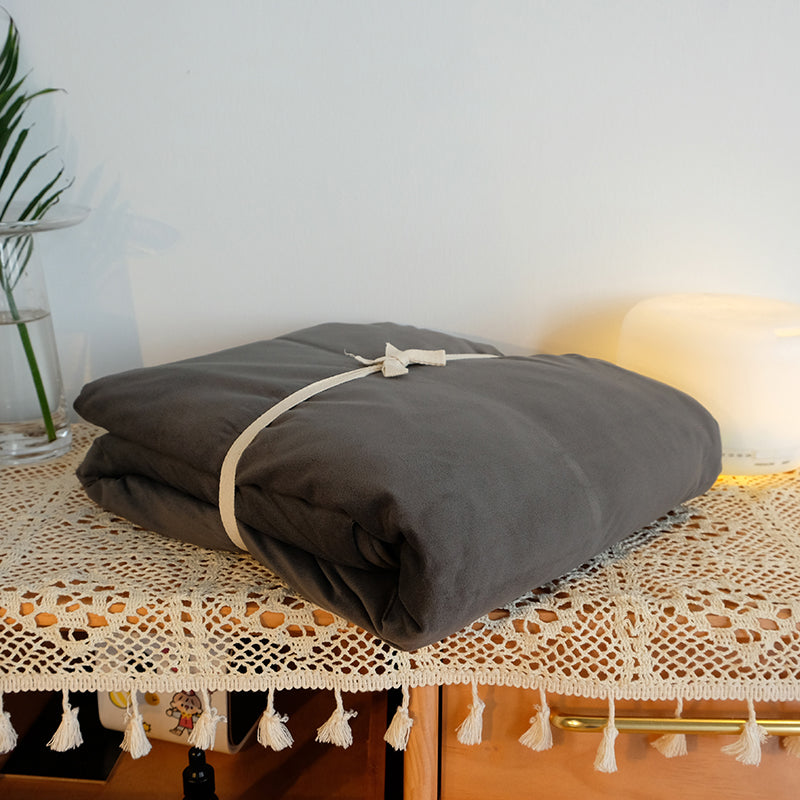 Solid Color Bed Sheet Set Polyester Soft & Smooth Bed Sheet Set