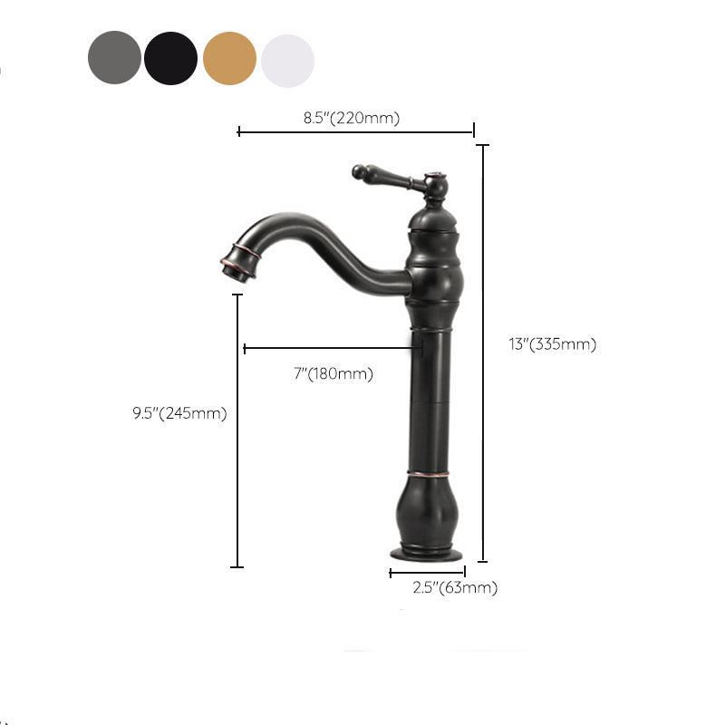 Vintage Bathroom Tube Faucet One Handle Flush Mount Bathtub Faucet