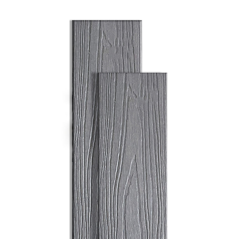 Outdoor Patio Deck Tile Kit Nailed Composite Embossed Deck Plank