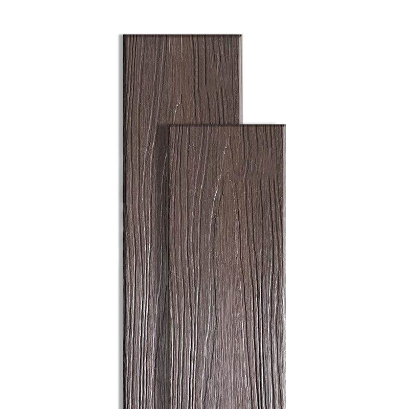 Outdoor Patio Deck Tile Kit Nailed Composite Embossed Deck Plank