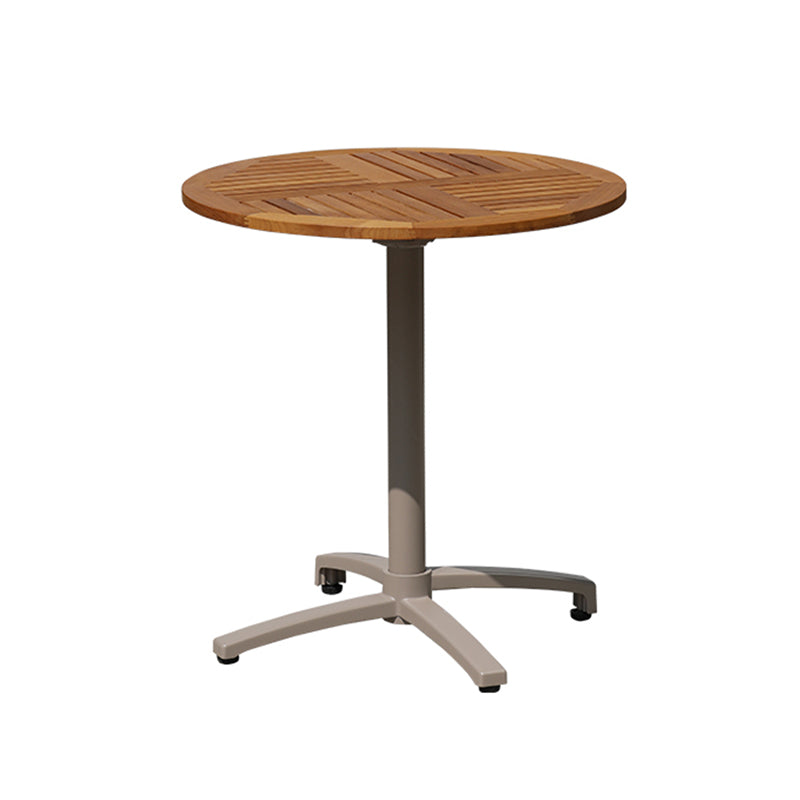 Contemporary Aluminum Coffee Table Metal Frame Outdoor Dining Table