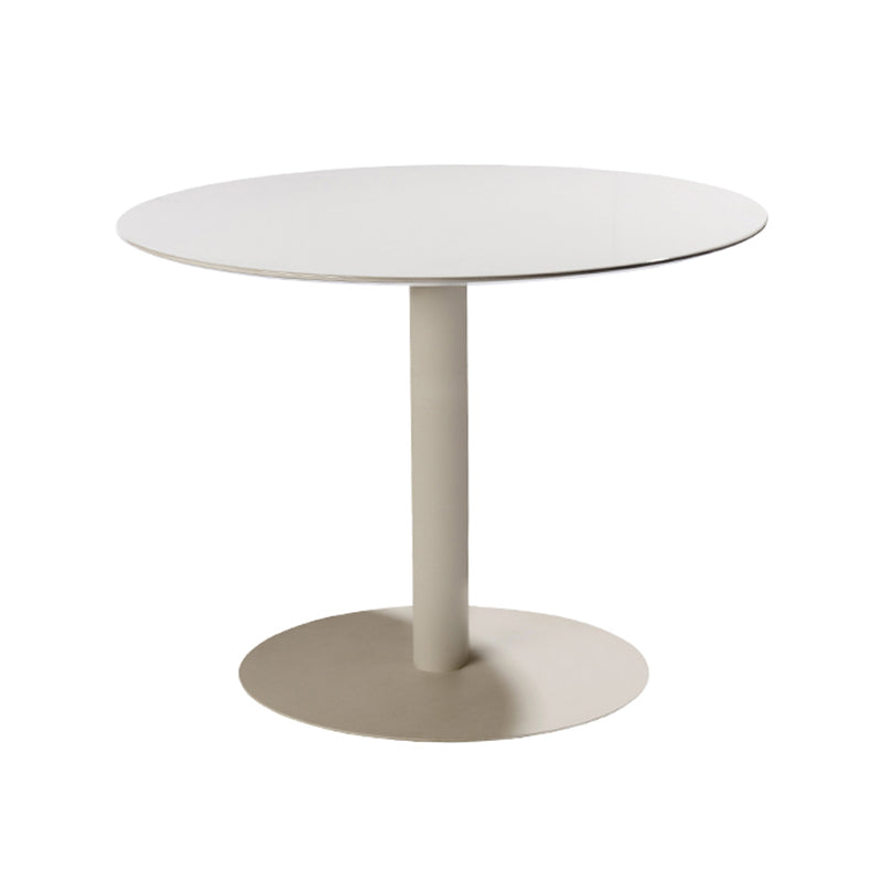 Contemporary Aluminum Coffee Table Metal Frame Outdoor Dining Table