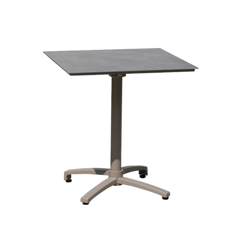 Contemporary Aluminum Coffee Table Metal Frame Outdoor Dining Table