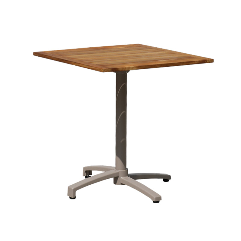 Contemporary Aluminum Coffee Table Metal Frame Outdoor Dining Table