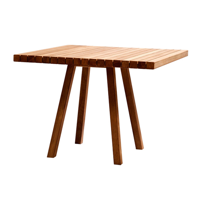 Contemporary Aluminum Coffee Table Metal Frame Outdoor Dining Table