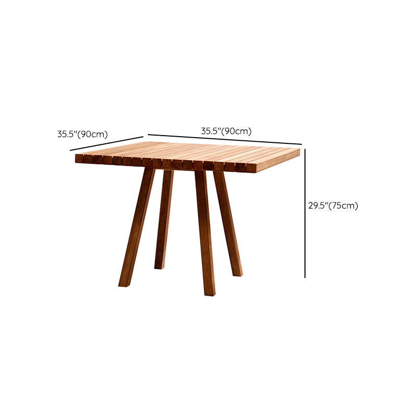 Contemporary Aluminum Coffee Table Metal Frame Outdoor Dining Table