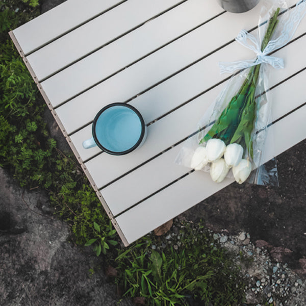 Industrial Outdoor Folding Table Rectangle Aluminum Camping Table