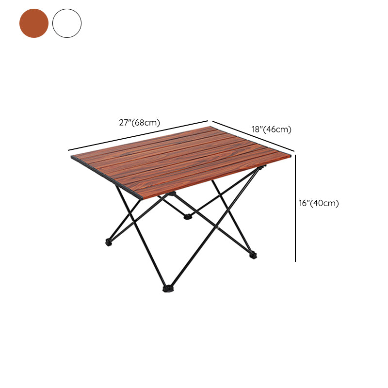 Industrial Outdoor Folding Table Rectangle Aluminum Camping Table