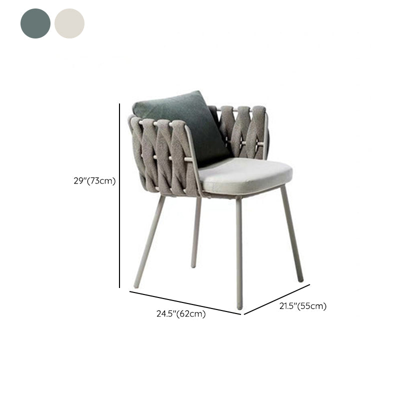 1/2/3/7 Pieces Bistro Table Set Stone and Metal Patio Dining Sets