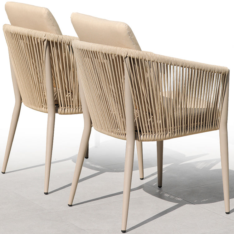 Boho Metal Dining Table Set 1/3/5/7 Pieces Patio Dining Table Set