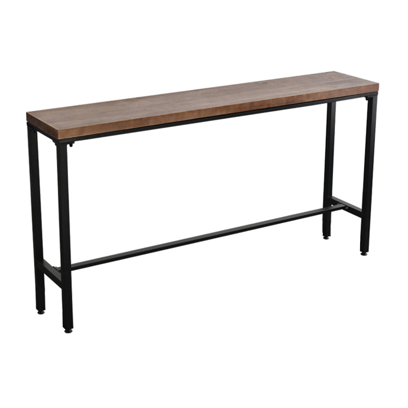 Contemporary Table and Stool Set Solid Wood 1/2/3/5 Pieces Pub Table Set