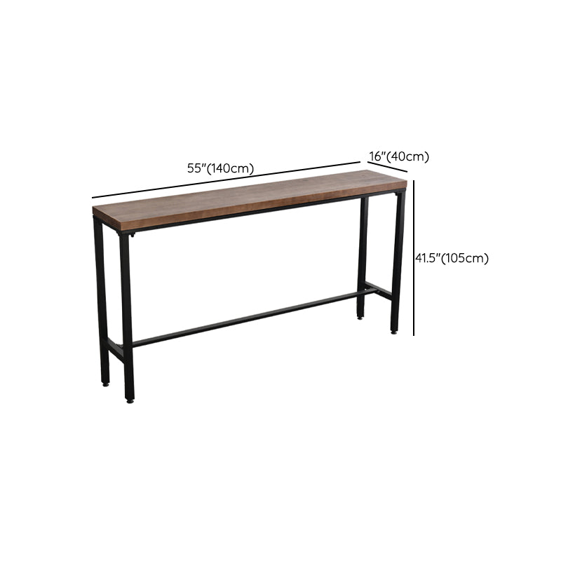 Contemporary Table and Stool Set Solid Wood 1/2/3/5 Pieces Pub Table Set