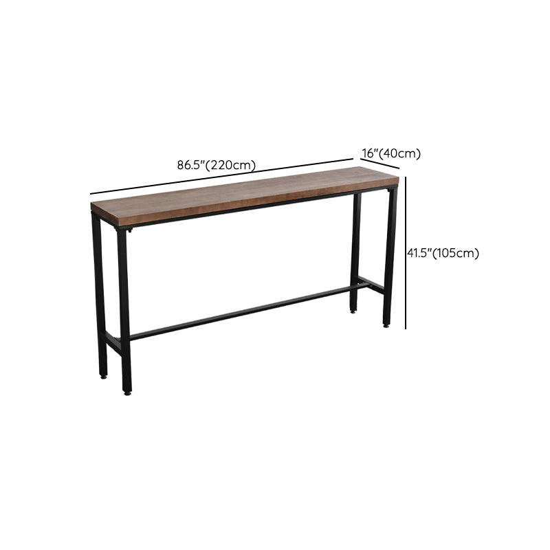 Contemporary Table and Stool Set Solid Wood 1/2/3/5 Pieces Pub Table Set