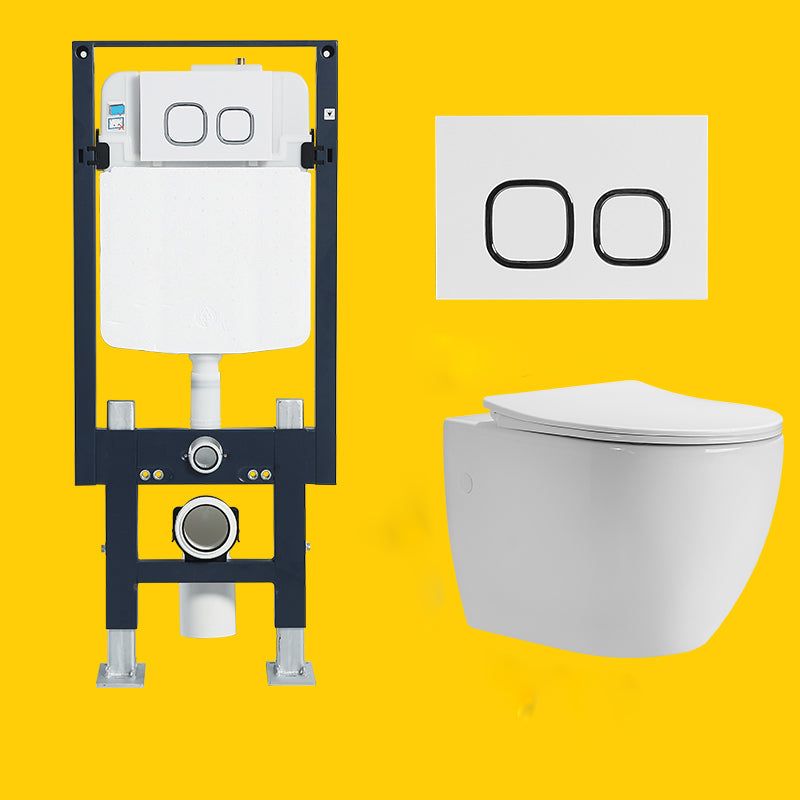 Contemporary One Piece Toilet Bowl Wall Hung Urine Toilet for Bathroom