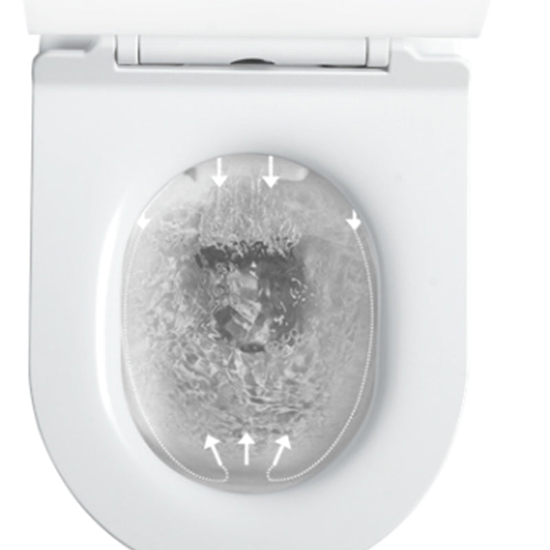 Contemporary One Piece Toilet Bowl Wall Hung Urine Toilet for Bathroom