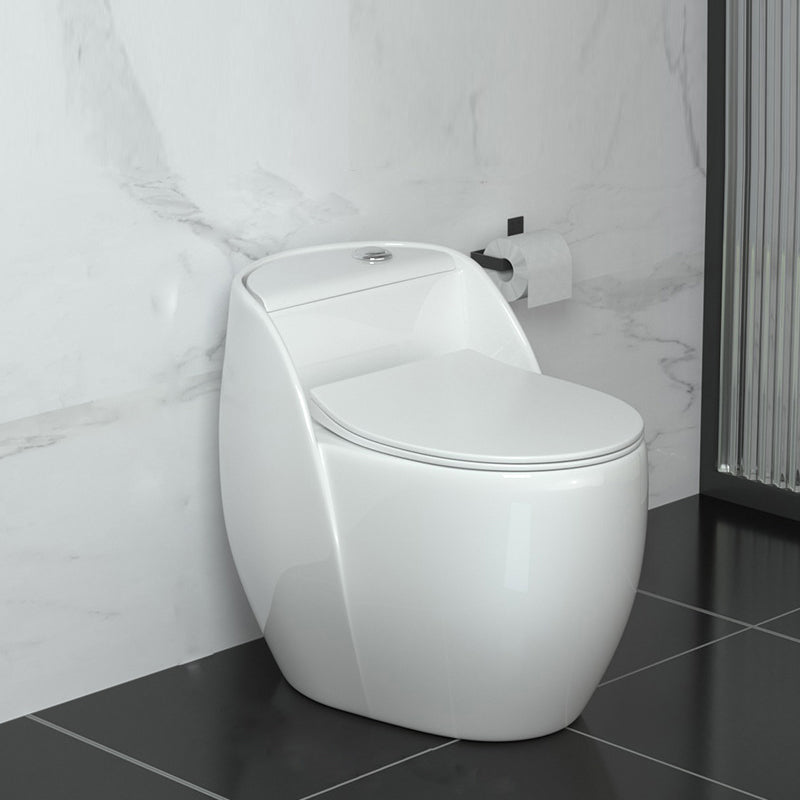 Contemporary Siphon Jet Flush Toilet Floor Mounted Urine Toilet for Bathroom
