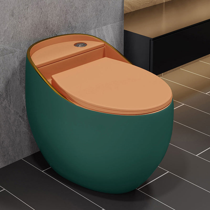 Modern Style Ceramic Flush Toilet All-In-One Toilet Bowl for Washroom