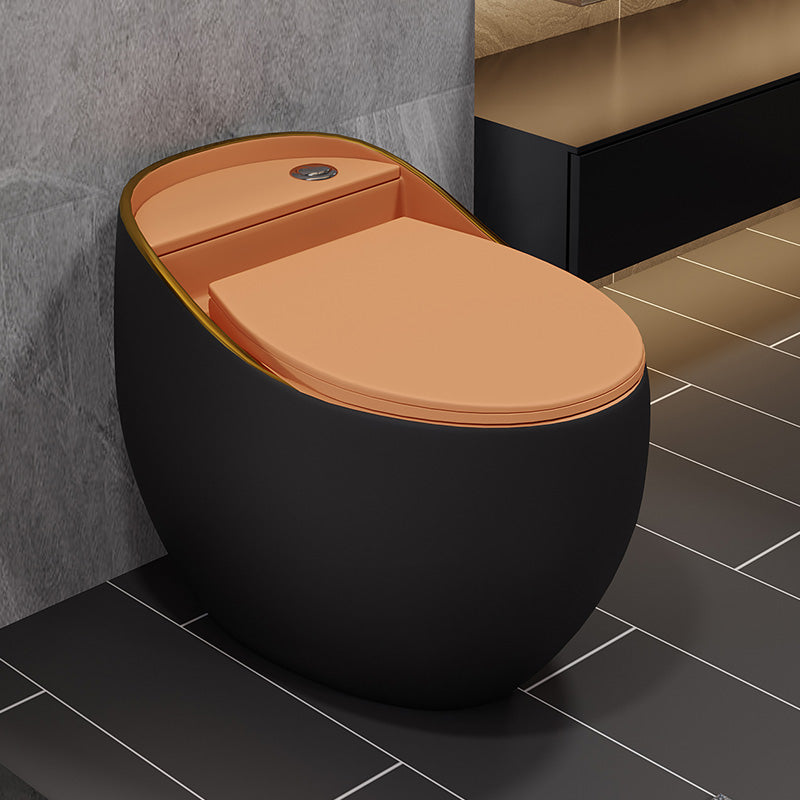 Modern Style Ceramic Flush Toilet All-In-One Toilet Bowl for Washroom