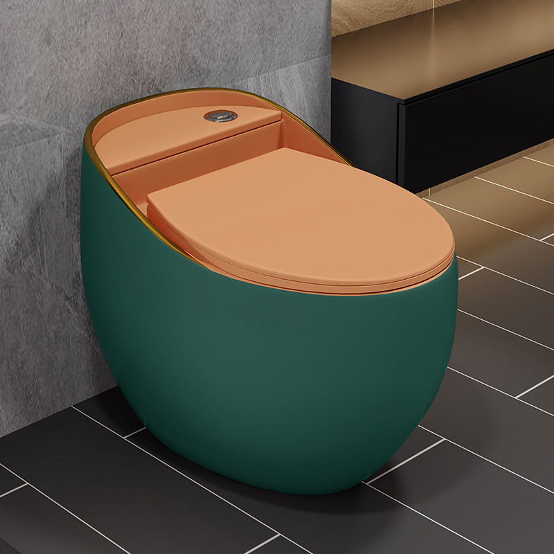 Modern Style Ceramic Flush Toilet All-In-One Toilet Bowl for Washroom