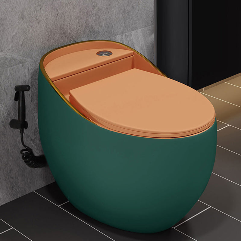 Modern Style Ceramic Flush Toilet All-In-One Toilet Bowl for Washroom