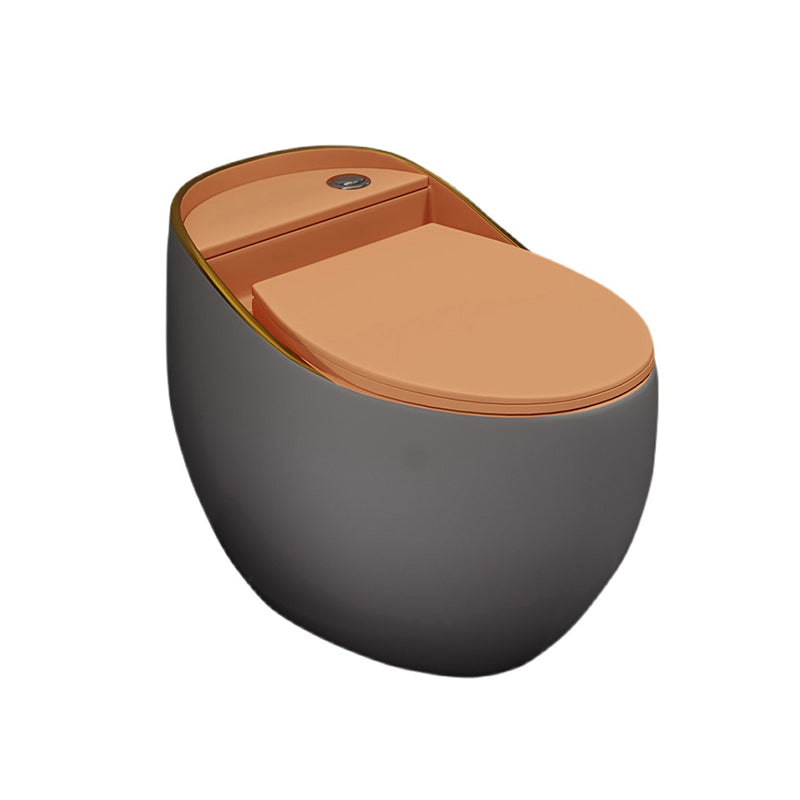 Modern Style Ceramic Flush Toilet All-In-One Toilet Bowl for Washroom