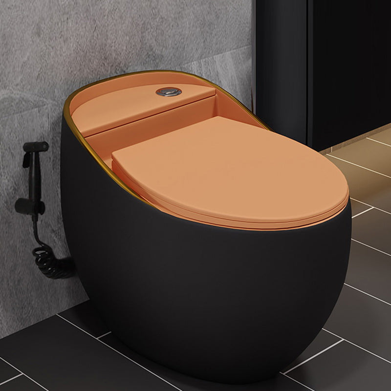 Modern Style Ceramic Flush Toilet All-In-One Toilet Bowl for Washroom