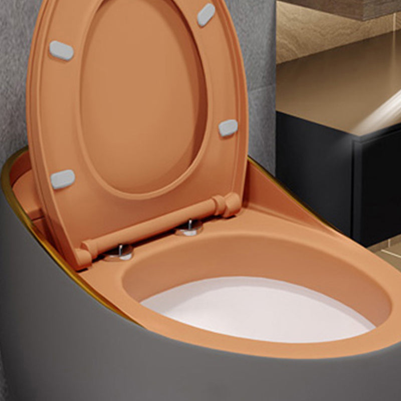 Modern Style Ceramic Flush Toilet All-In-One Toilet Bowl for Washroom