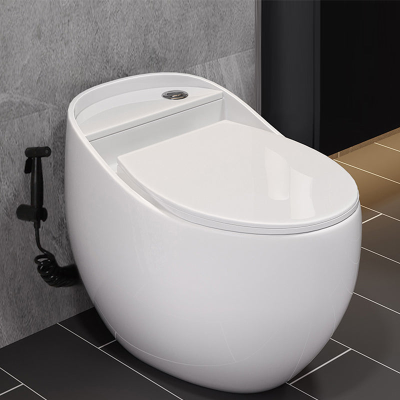 Modern Style Ceramic Flush Toilet All-In-One Toilet Bowl for Washroom