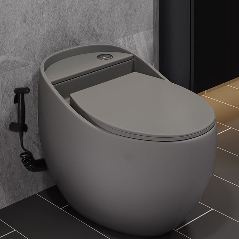 Modern Style Ceramic Flush Toilet All-In-One Toilet Bowl for Washroom