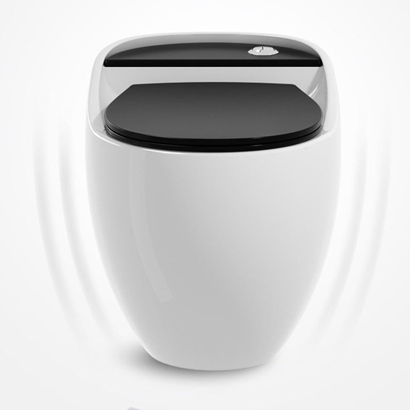 Modern Style Ceramic Flush Toilet All-In-One Toilet Bowl for Washroom